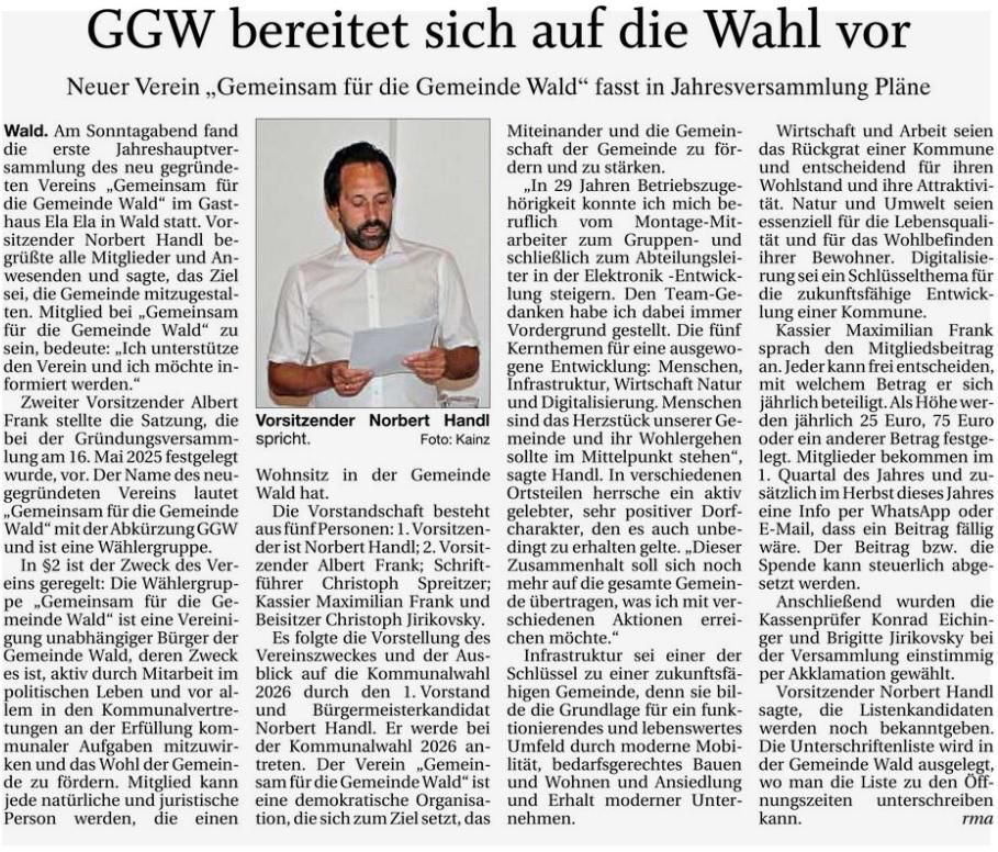 Jahreshauptversammlung Bild 2